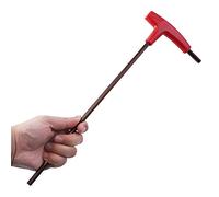 Akin 3/4/5/6/8mm Flat Head Hex Key Allen Wrench S2 Alloy Steel Extra-Long T-Handle Hexagonal Wrench Allen Hardened Hex Key Wrench Spanner with Handle Brown # 3mm