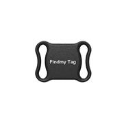 Akin Dog Tracker, GPS Tracker for Dogs, One-click Navigation, with Buzzer and Reflective Strip, IP65 Waterproof GPS Tracker for Pets Dogs, Compatible with Android and IOS, black