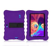 AKINCI Silicone Stand Case for 7 Inch Tablets - Compatible with Haehne, YUNTAB Y88X Pro, Dragon Touch, Q88, JINYJIA Kids Tablet - Purple Cover