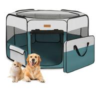 Akinerri Pet Playpen Portable Foldable Playpen for Dog/Cat/Puppy Exercise Kennel Dogs Cats Indoor/Outdoor Removable Mesh Shade Cover