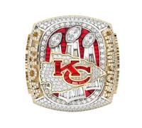 AKINMA Collector's Edition Kansas Championship Ring Collection: A Tribute to Four World Championship Titles (1969, 2019, 2022, 2023 Seasons Available) Exquisite Replica Gift(2022-2023,11#)