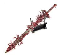 AKINMA Fantasy Greatsword Collectible Model - 30cm Blasphemous Sword Replica Inspired by Popular Game, Desktop Display Artwork, Fan Collectible