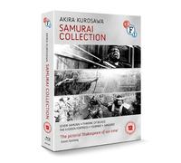 Akira Kurosawa - Samurai Collection (5 Films) - 4-Disc Box Set ( Shichinin no samurai / Kumonosu-jô / Kakushi-toride no san-akunin / Yojimbo [ Origine UK, Sans Langue Francaise ] (Blu-Ray)