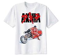 Akira T Shirt Mens Tokyo Cyberpunk Camisetas Tees Shirt Size M White