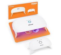 akisey 2 Pack UV Light for Resin - Large Size Foldable UV Resin Light & Portable Mini UV Resin Lamp, Resin Kits for Resin Molds Curing, Jewelry Making, DIY Craft, Fast Curing & Timing Function