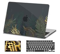 AKIT Compatible with MacBook Air 13 inch Case 2026 2025 2024-2022 M4 M3 M2 A3240 A3113 A2681, Unique Pattern Hard Shell Laptop Case+Screen Protector+Keyboard Cover for MacBook Air 13.6 inch 2025, Bush