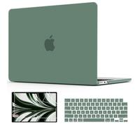 AKIT Compatible with MacBook Air 13 inch Case 2026 2025 2024-2022 M4 M3 M2 Model A3240 A3113 A2681, Protective Laptop Hard Shell for MacBook Air 13.6" + Keyboard & Screen Cover, Midnight Green