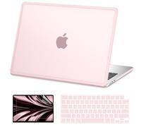AKIT for MacBook Air 13 Inch Case M5 M4 M3 M2 2026-2022 A3449, Pink Clear | A3240 A3113 A2681, 3 in 1 Kit, [Ultra-Thin][Reinforced TPU Bumper] Hard Shell Laptop Cover for MacBook Air 13.6 inch