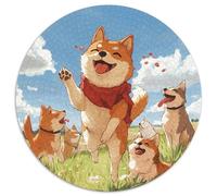 Akita Dog 1000 Piece Jigsaw Puzzle for Kids And Adults Pet Dogs Colourful Jigsaws Educational Games Fun Present & Activity 1000pcs (67.5x67.5cm)