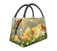 Akita dogs Insulated Lunch Bag for Women-Large Capacity,Leak-Proof & Easy to Clean for Work, Picnics, and Travel