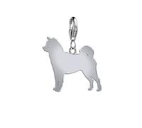 Akita Inu Silhouette Silver Charm