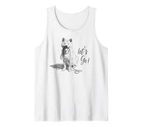 Akita Let’s Go! Design - Happy Akita Dog Lover Gift Tank Top