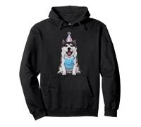 Akita Let's Pawty Birthday Party Dog Lover Pullover Hoodie