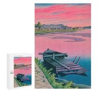 Akita Tsuchizakie Sunset Jigsaw Puzzle, 1000 PCS, for Adults And Families, A Satisfying Project for Experienced Puzzlers, for Indoor Play