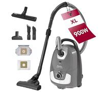 Akitas C11 900W Bagged Vacuum Cleaner -7m Power Cord & 10m Working Radius 70dB Quiet Operation, Extra Floor Brush, Adjustable Suction, Large Capacity, for Hard Floors & Carpets