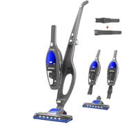 Akitas U10 Cordless Vacuum Cleaner - 2-in-1 Stick & Handheld Design with Auto-Charging Docking station, Lightweight 2.4kg， Fordable Design for Storage, Motorised LED Brush for Carpet & Pet Hair