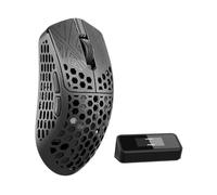 Akitsu 8K Carbon Fiber Composite Gaming Mouse - Ultra-Light 38g, Wireless, 26k DPI, RGB, USB-C Fast Charging, 60Hr Battery Life, 8k Polling Rate, PIXART 3395 Sensor, LCD Display