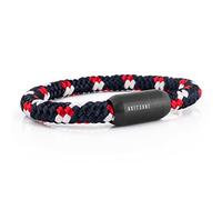 Akitsune Portus Sailing Rope Bracelet | Magnetic Capsule Clasp Bracelet Women Anchor Men Maritime - Black
