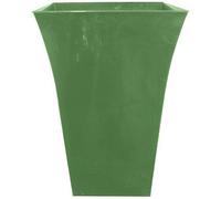 AKKIN Verona Planter Square Plastic Plant Pot 39cm Sage Green