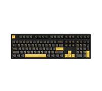 Akko 3108 V3 Gaming Keyboard, Black & Gold Wired Hot-swappable Full Size Keyboard with White LED PBT Double-Shot Cherry Profile Keycaps for Mac & Win Frost Pink Switch