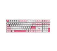 Akko 3108 V3 Gaming Keyboard, Prunus Lannesiana Wired Hot-swappable Full Size Keyboard with White LED PBT Double-Shot Cherry Profile Keycaps for Mac & Win Frost Pink Switch