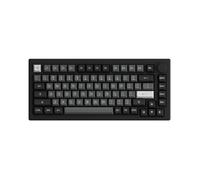 Akko 5075B Plus Mechanical Keyboard 75% Percent RGB Hot-Swap Keyboard with Button, Black & Silver Theme with PBT Double Shot ASA Profile Keycaps V3 Cream Yellow Pro Switch