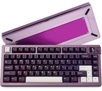 Akko MOD007 V5 HE Wired Rapid Trigger Gaming Keyboard Quick Release Aluminum Wired Keyboard with Personalized Screen Aluminum Plate Purple, AstroAim Switch