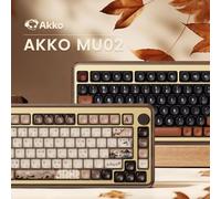Akko MU02 75% Mountain Seclusion Wooden Mechanical Keyboard RGB Hot-swappable BT5.0/2.4G Wireless & Type-C Wired Gaming Keyboard Mountain Seclusion3