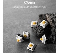 AKKO Penguin Silent Switch, mechanisch, 5-Pin, taktil, MX-Stem, 43g - 45 Stück