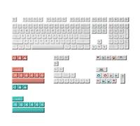 Akko Red Fuji JDA Profile PBT Keycaps