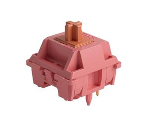 Akko Rosewood Keyboard Switch for Mechanical Gaming Keyboard, 5-Pin 40gf Linear Switches (45pcs)