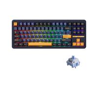 Akko TAC87 Wired Mechanical Keyboard, 88-key 80% TKL US Layout, Horizon Hot-Swappable Mechanical Gaming Keyboard, with PBT Cherry Profile Keycaps (Mirror Switch)