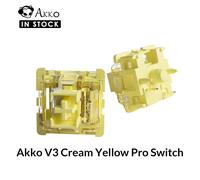 AKKO V3 Pro Cream Yellow Switches, mechanisch, 5-Pin, linear, MX-Stem, 50g - 45 Stück