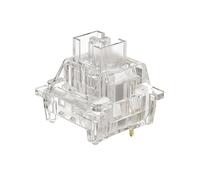 Akko V3 Crystal Pro Keyboard Switch with Dustproof Stem for Mechanical Gaming Keyboard, 43gf Actuation Force Key Pre-Lubed Switches (45pcs)