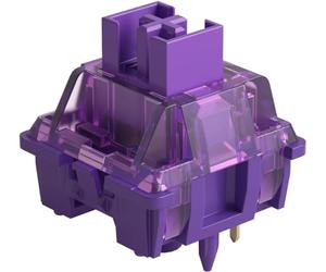 Akko V3 Pro Lavender Purple Keyboard Switch with Dustproof Stem for Mechanical Gaming Keyboard, 5-Pin Tactile Switches (45pcs)