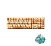 AKKO x MG108B Bun Wonderland Mechanical Keyboard Hot-Swappable Multi-Mode Gaming Keyboard with PBT Dye-Sub MOG Profile Keycaps Creamy Cyan Switch