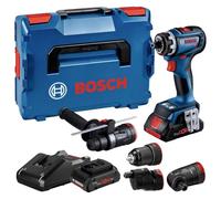 Akku-Bohrschrauber GSR 18V-90 FC Professional, 18Volt (Blau/Schwarz, 2X Akku ProCORE18V 4,0Ah, in L-BOXX)