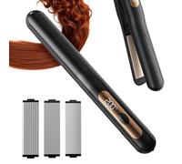Akku-Lockenstab | Schnell Erhitzender Lockenstab With 3 | Haarglätter Und Lockenwickler Für - Frauen, Mädchen, Damen, Ehefrauen, Mütter, Reisende, Bräute, Zuhause, Salon, Urlaub, Tägl