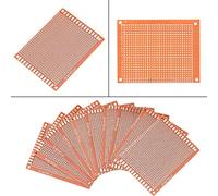 AKLOSIPY 10 Pcs 7x9cm Prototype PCB Iversal Circuit Board, Single-Sided Prototy Board, Iversal PCB for Projects, Ideal for Electronics, Circuit Design