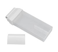 AKLOSIPY 100ml Refillable Empty Hair Removal Wax Bottle with Roller Applicator - ABS Depilatory Wax Container for Home & Salon Use - Compatible with Hard and Soft Formulas