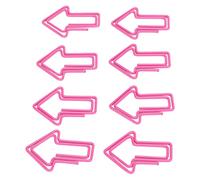 AKLOSIPY 100Pcs Unique Shape Electroplated Metal Clips - Lightweight, Portable, Practical & Stylish for Home and Office Use