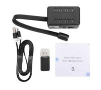 AKLOSIPY 1080P WiFi Security Camera AI Recognition, Rotatable Surveillance Camera for Home Indoor Outdoor Car, with 360° Adjustable Joint, Continuous Loop Recording, Infrared Technology