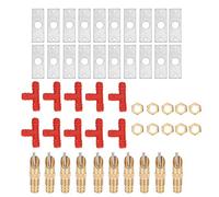 AKLOSIPY 10Pcs Automatic Drinker Nipple Waterer for Cages, No-Spill Design with 360-Degree Access, Easy to and Durable