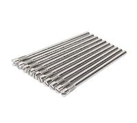 AKLOSIPY 10pcs Professional Lightweight Steel Watch Strap Screw Link Pins for Precise Repair and Maintenance (18.5 * 1.0 M1.2)