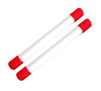 AKLOSIPY 2 Pcs Bright Color Kids Drumsticks - Plastic Hand Percussion for Music Education & Entertainment (Thick)