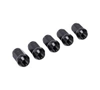 AKLOSIPY 20-Piece 1/2-20 Black Closed End Bulge Acorn Lug Nuts Set 3/4 Inch 19mm Hex for Explorer Edge