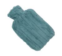 AKLOSIPY 2000ML High-Density Injection Rubber Hot Bottle with Removable Knitted Cover for Comfort and, Dark Gray (Green)