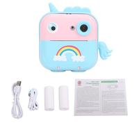 AKLOSIPY 24MP Kids Instant Print Camera for Children, Video Camera for Children, Designed to Ignite Creativity 2 4 Inch HD Display, AI Functionalities for Smart Experience Kids Instant (Blue+Pink)