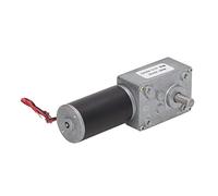 AKLOSIPY 24V Gear Motor DC Speed Reduction Self Locking Dual Shaft Reversible Motor for Automation Systems (5RPM)
