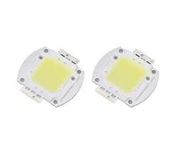 AKLOSIPY 2pcs 100W High Power Round LED Chip, 9600LM 6000K White Light for DIY Home Studio, Exhibitions & Lighting Solutions